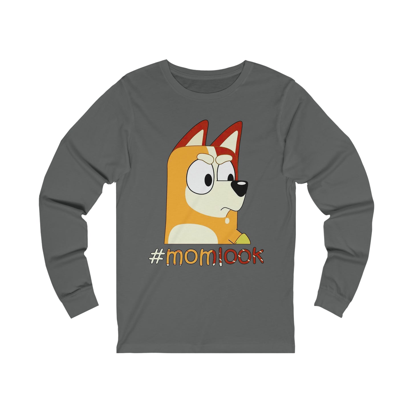 Chilli Heeler #momlook Long Sleeve Tshirt