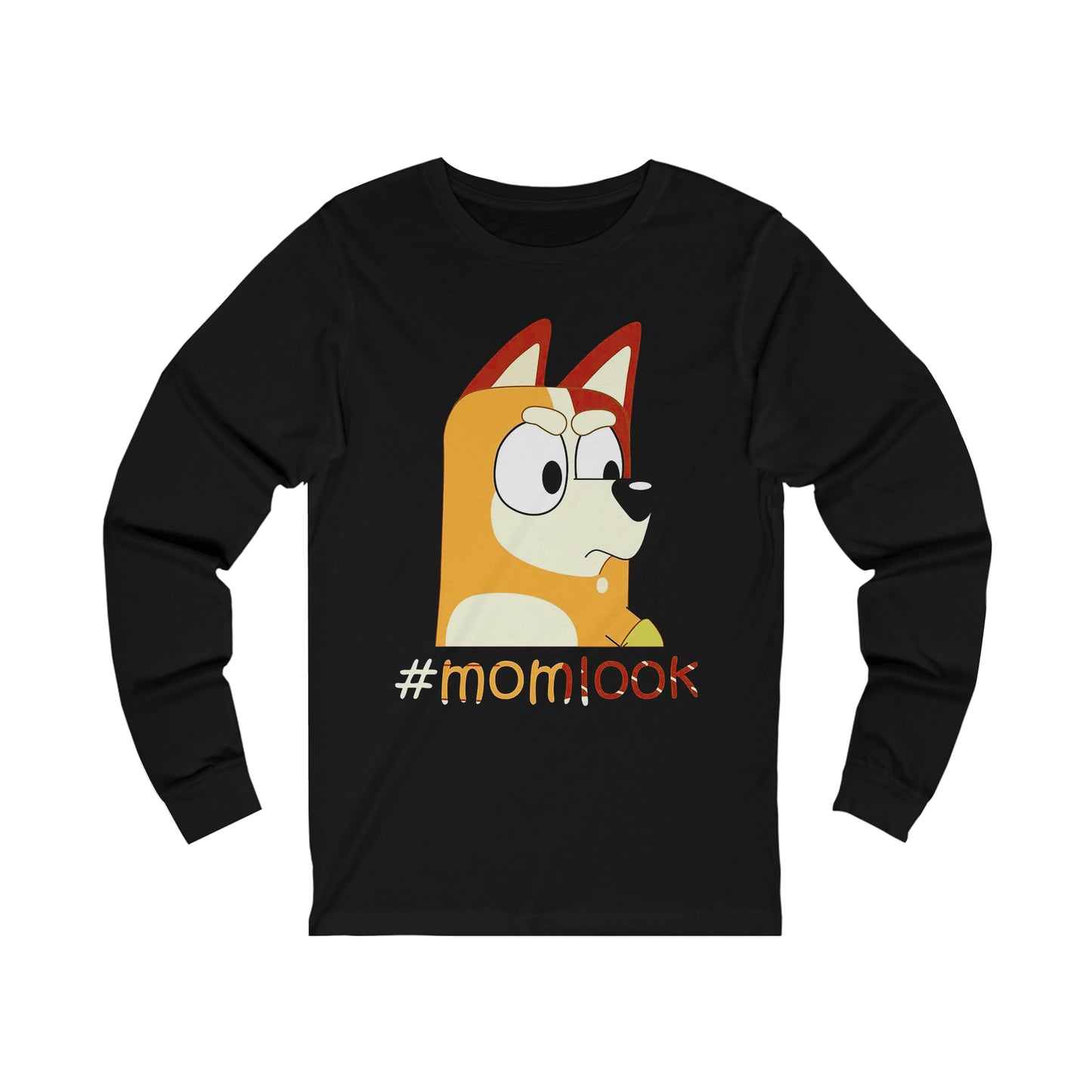 Chilli Heeler #momlook Long Sleeve Tshirt