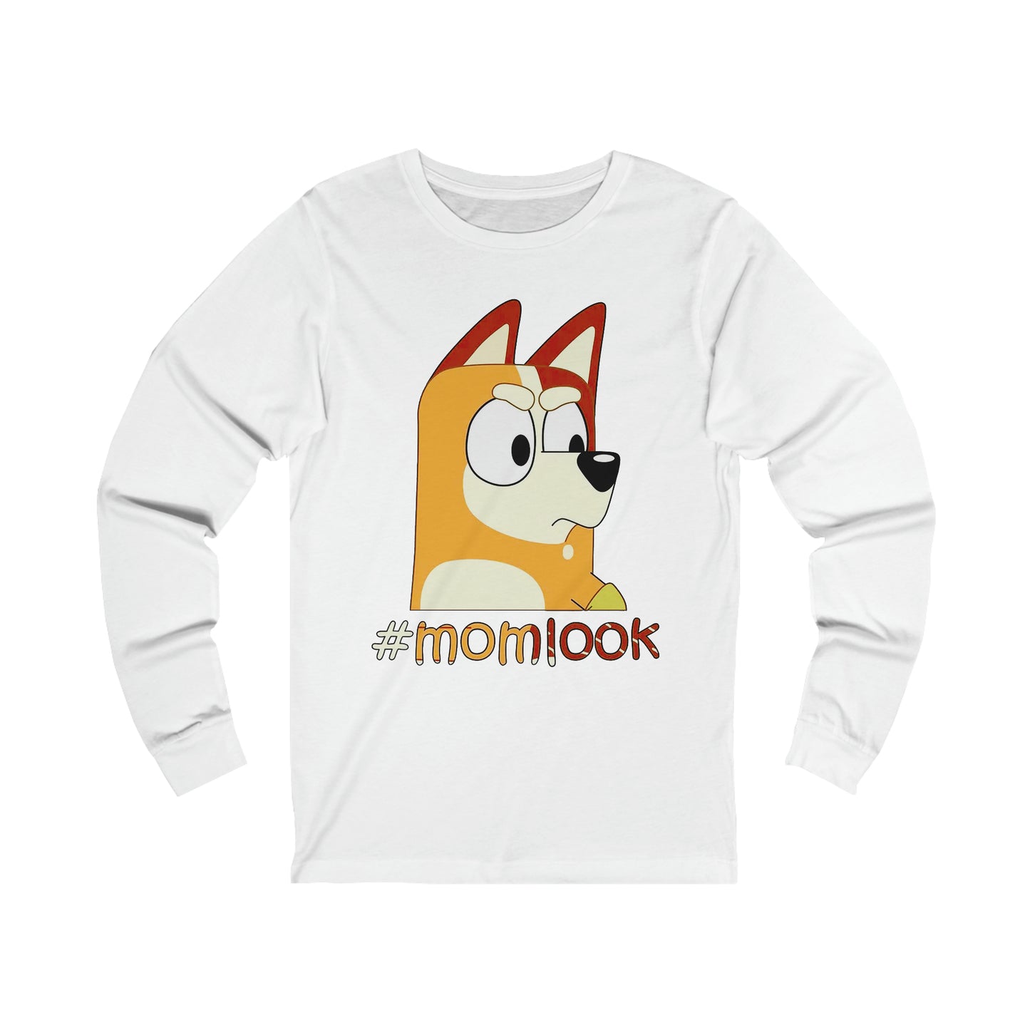 Chilli Heeler #momlook Long Sleeve Tshirt
