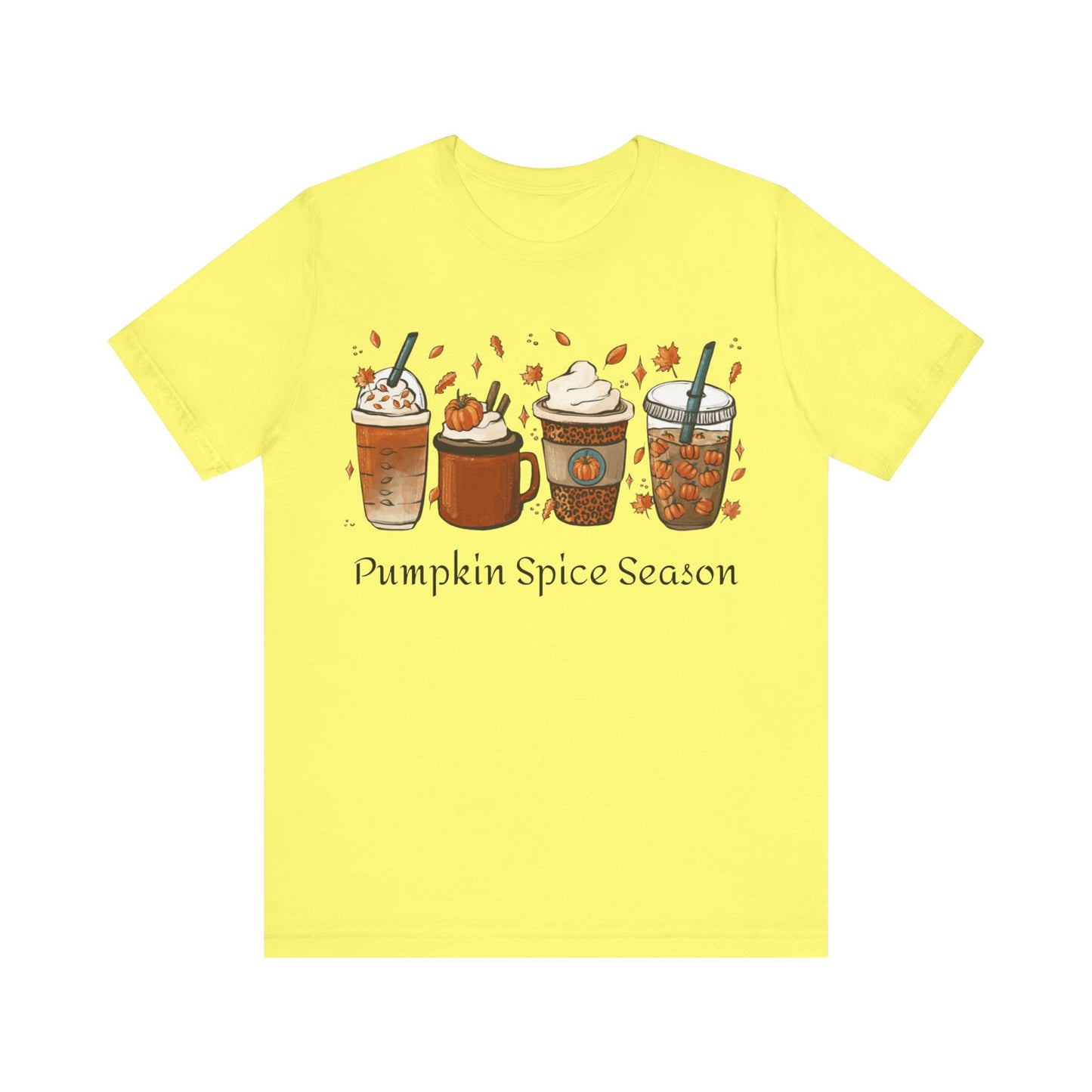 Pumpkin Spice Season Jersey Short Sleeve Tee
