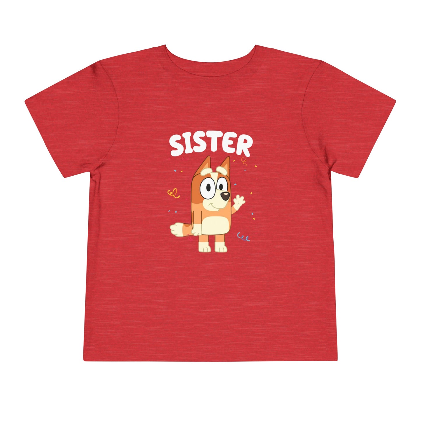 Sister Birthday Toddler Short Sleeve Tee