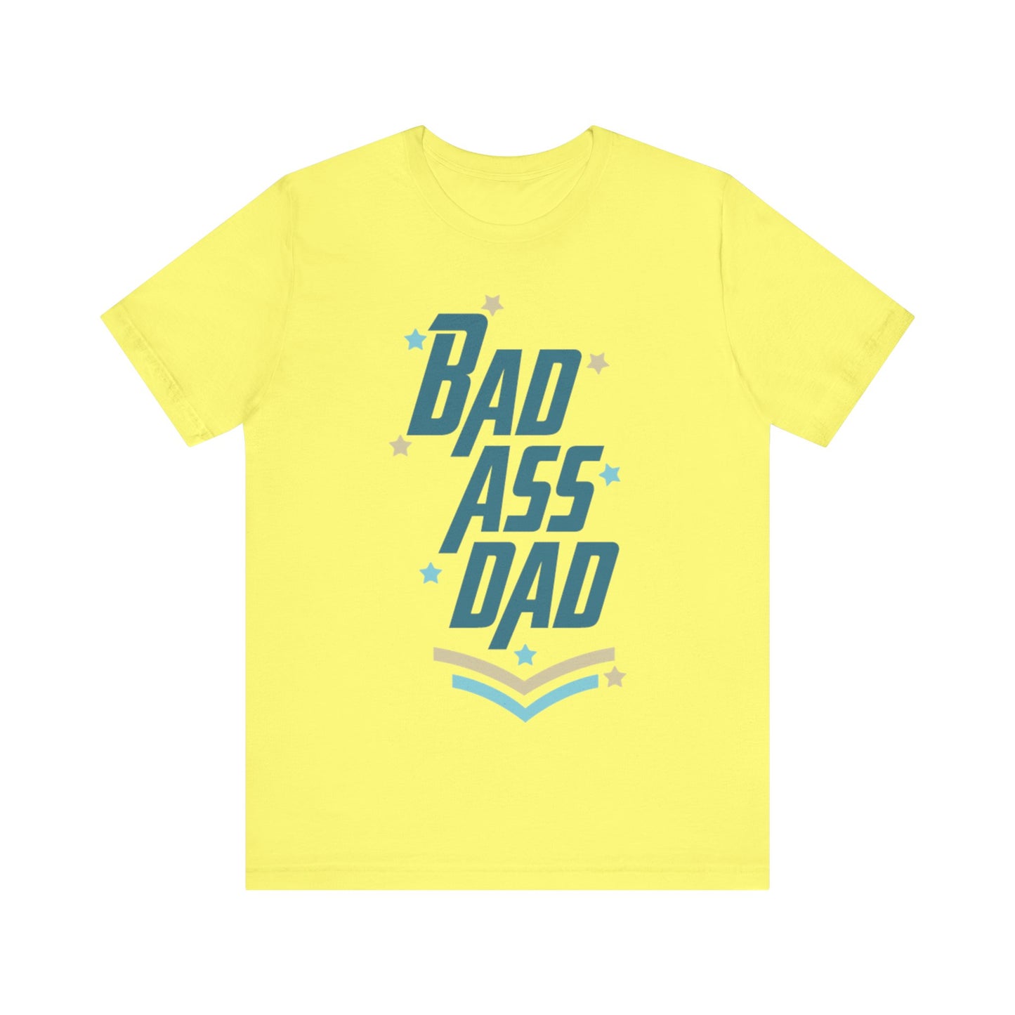 Bad Ass Dad Jersey Short Sleeve Tee