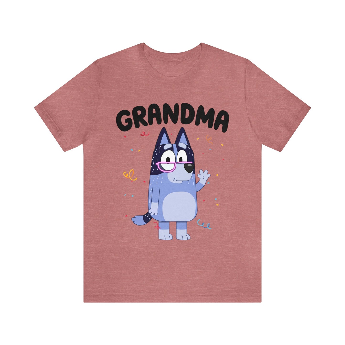 Grandma Bluey Birthday short sleeve Tshirt