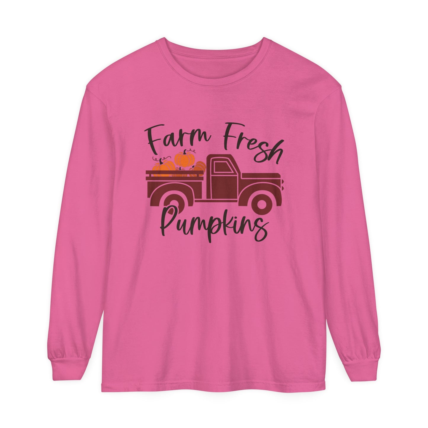 Farm Fresh Pumpkins Long Sleeve T-Shirt