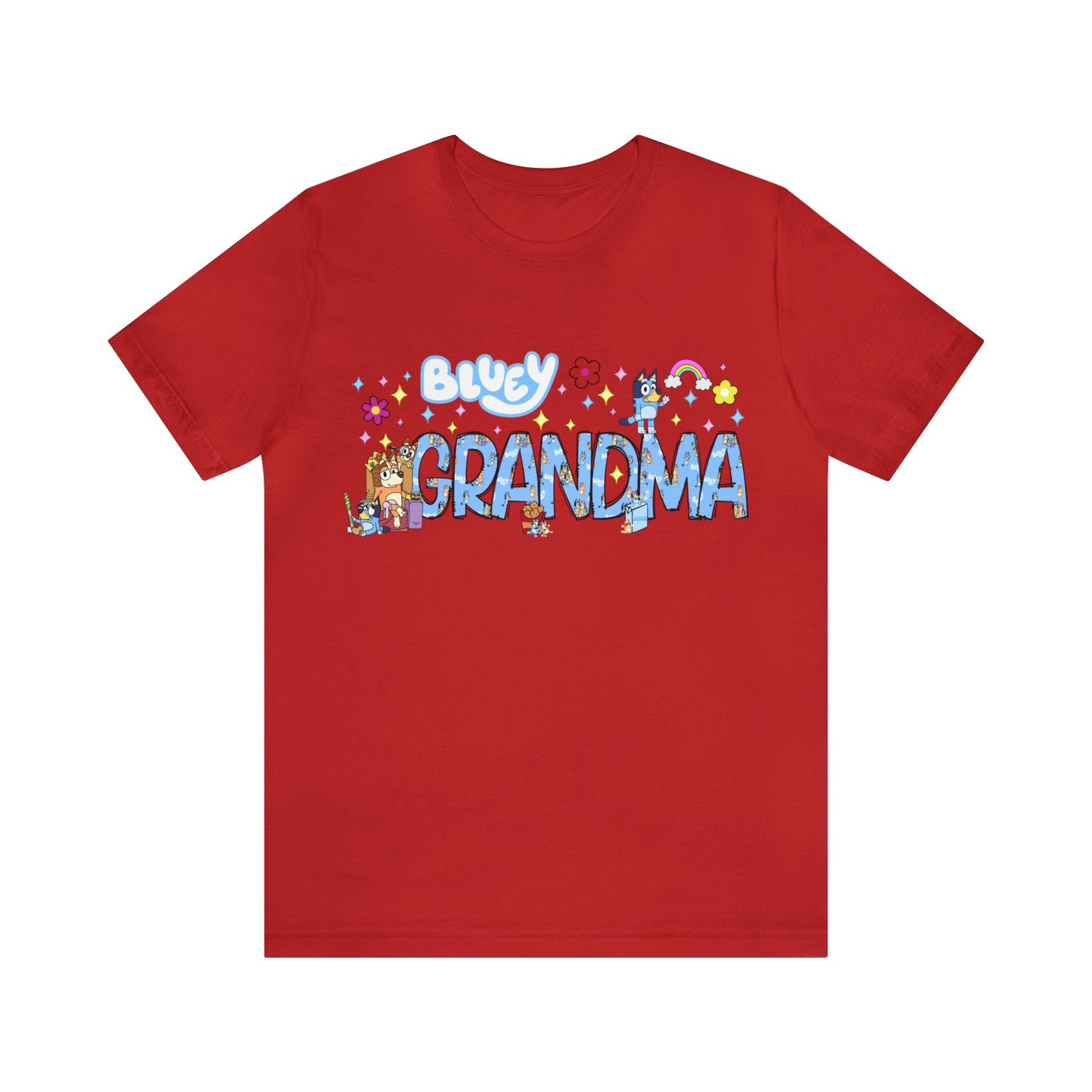 Bluey - Grandma Daily Affirmations Short Sleeve Tshirt