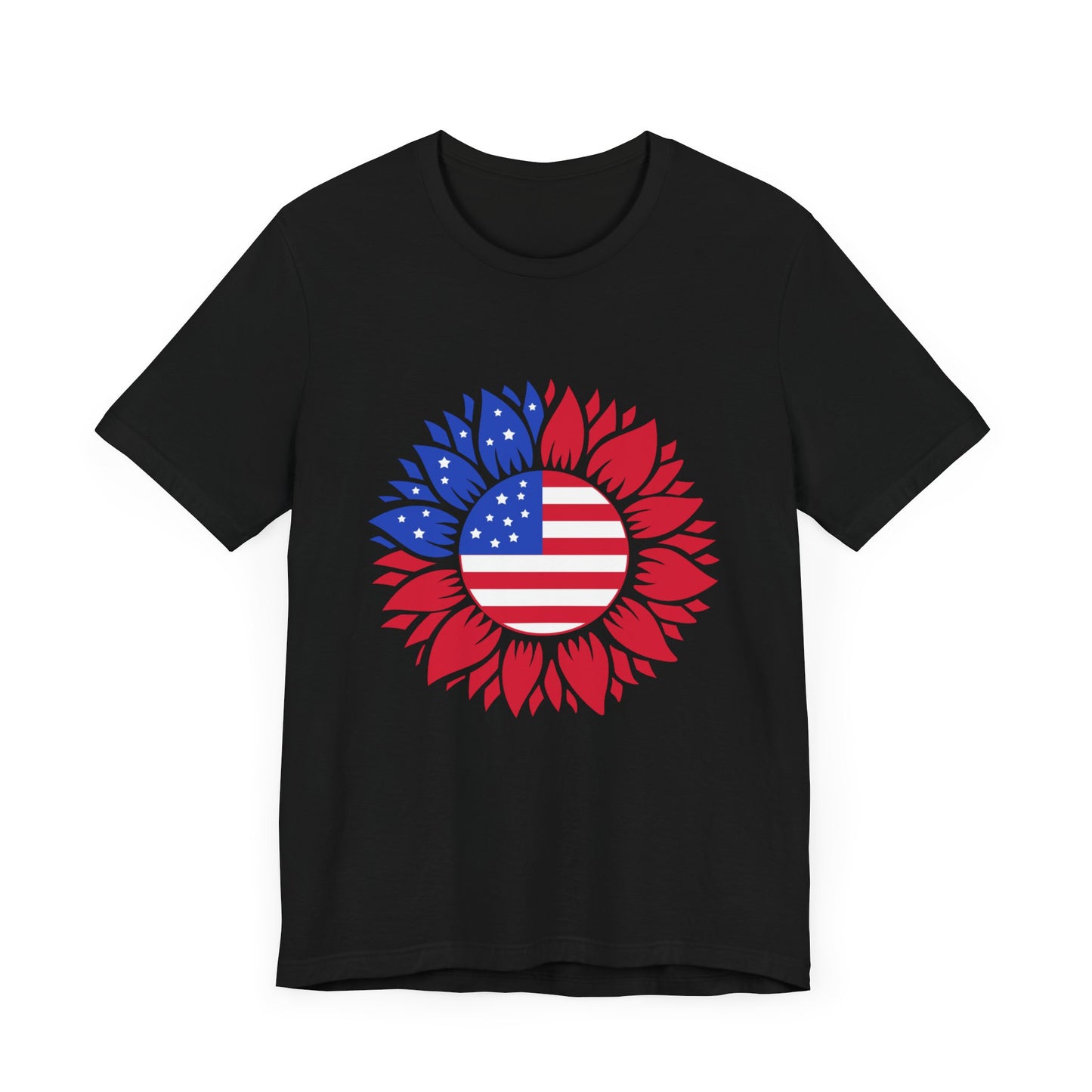American Sunflower Jersey Short Sleeve Tee