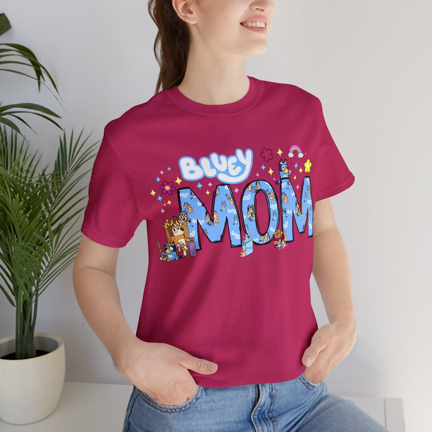 BLUEY MOM AFFIRMATIONS short sleeve tshirt