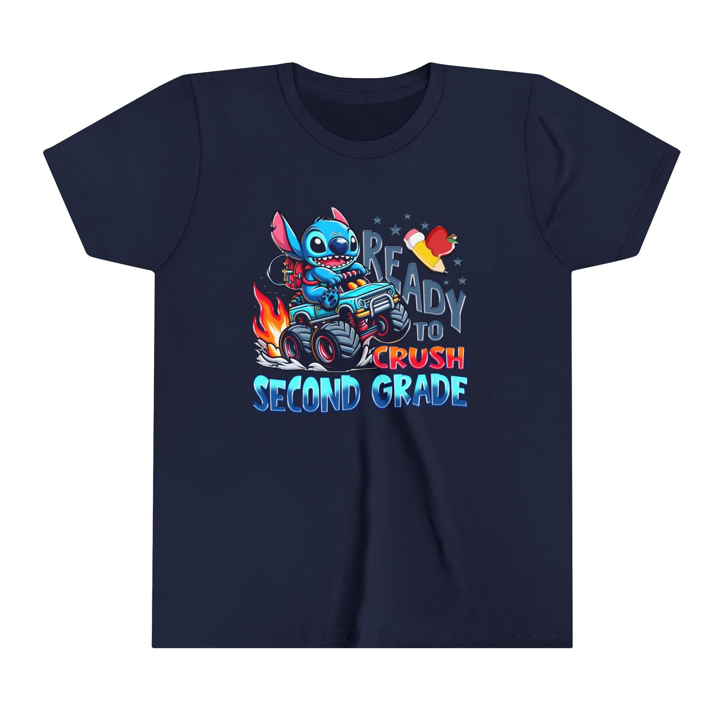 Ready to Crush Second Grade Youth Short Sleeve Tee