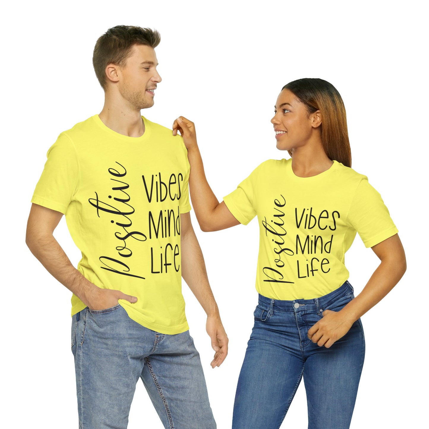 Positive vibes mind life short sleeve Tshirt