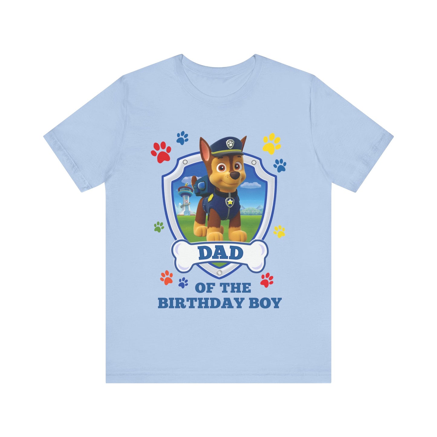 Dad of the Birthday Boy Jersey Short Sleeve Tee