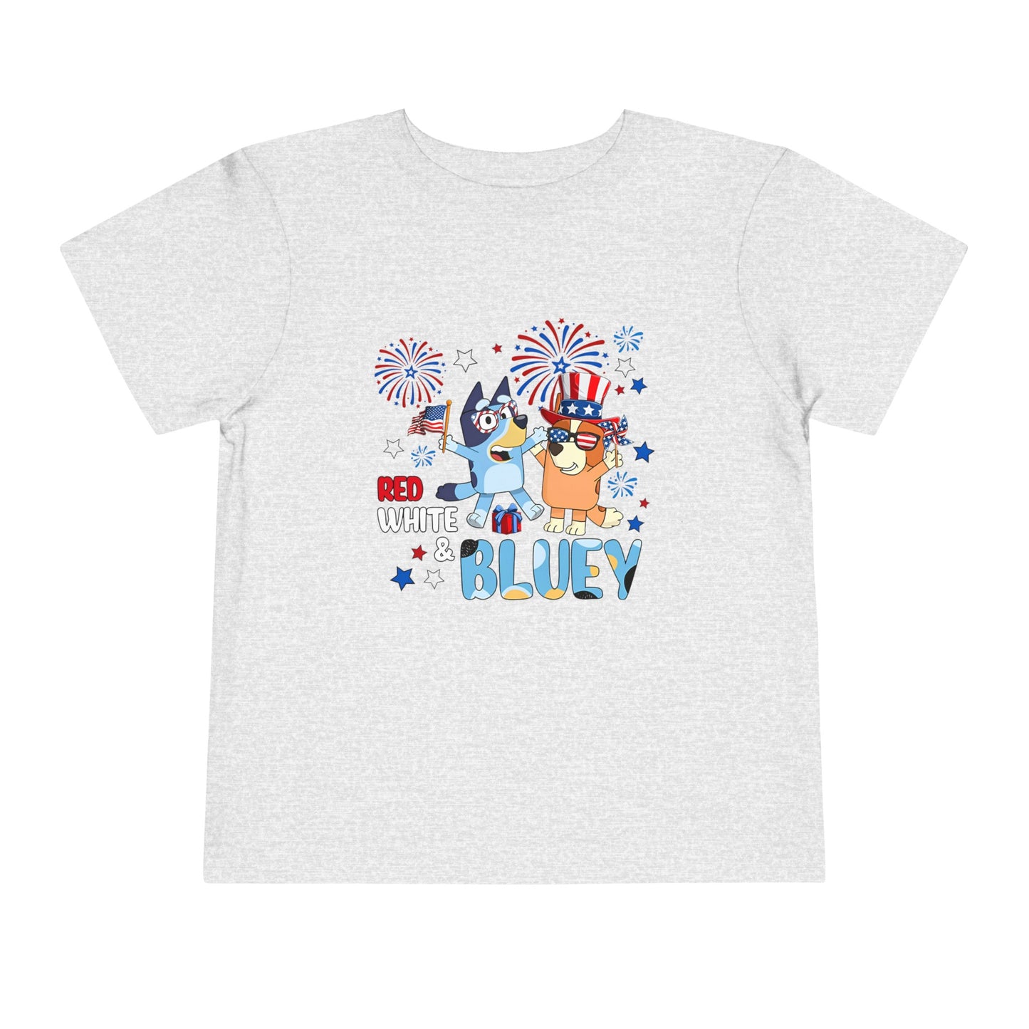Red, White & Bluey Toddler Short Sleeve Tee