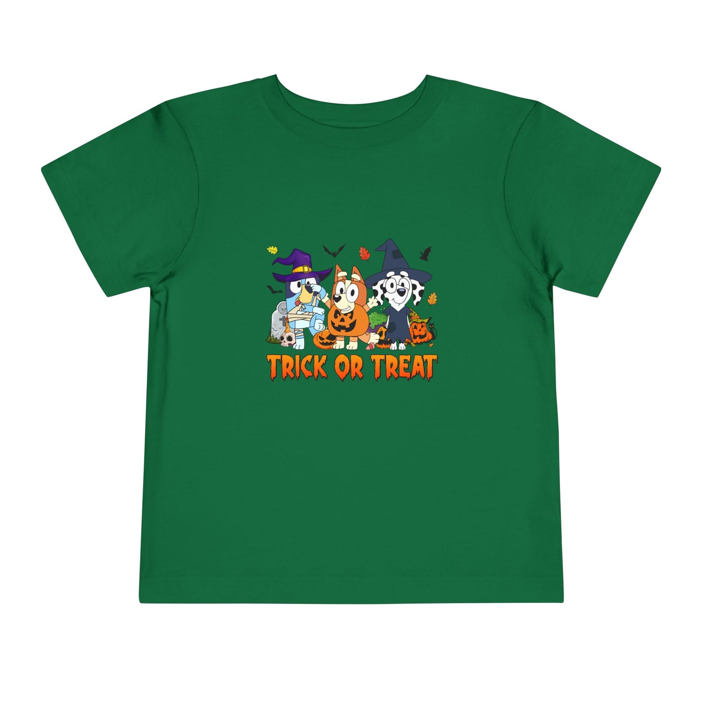 Bluey-Bingo-Chloe Trick or Treat Toddler Short Sleeve Tee