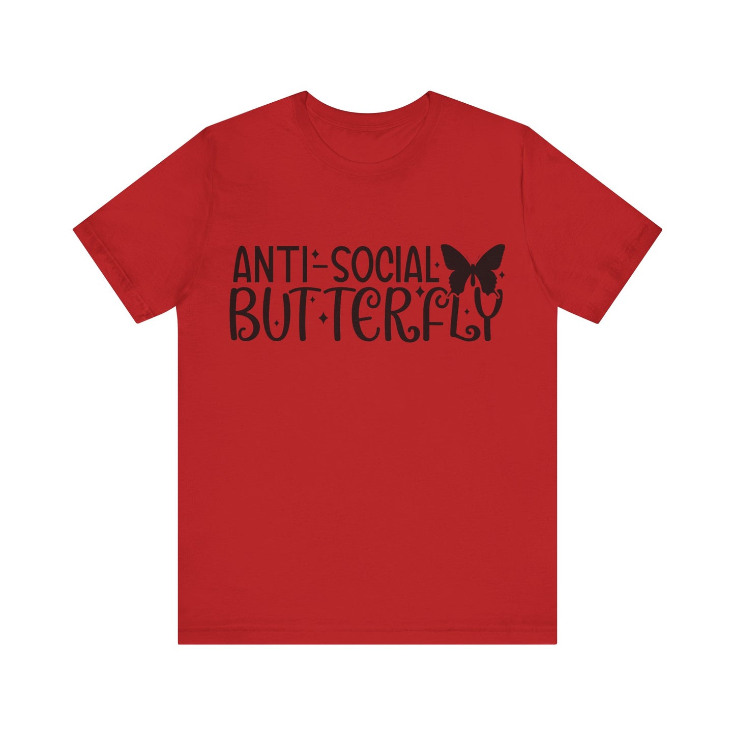 Anti-Social Butterfly Short Sleeve Tee