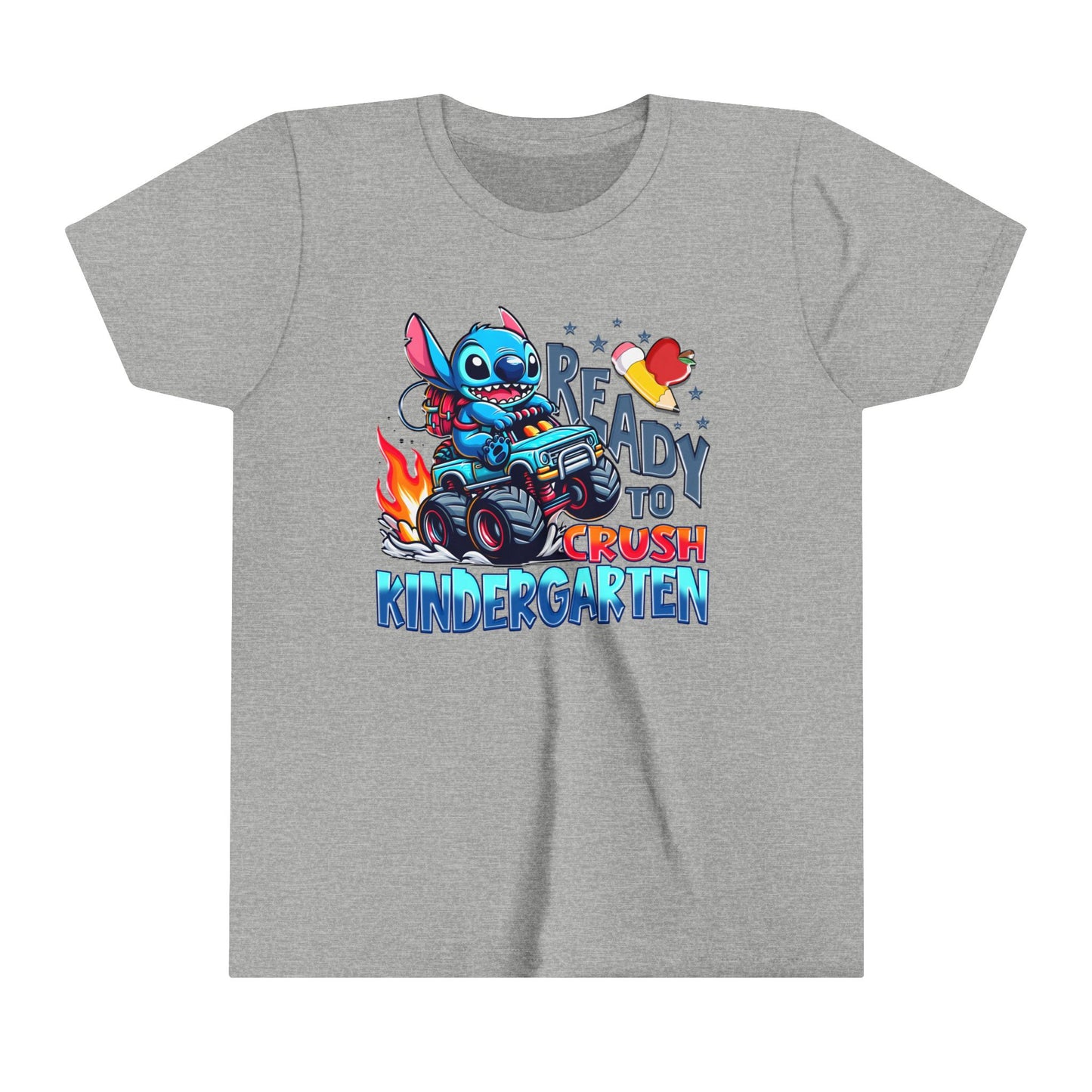 Ready to Crush Kindergarten Youth Short Sleeve Tee