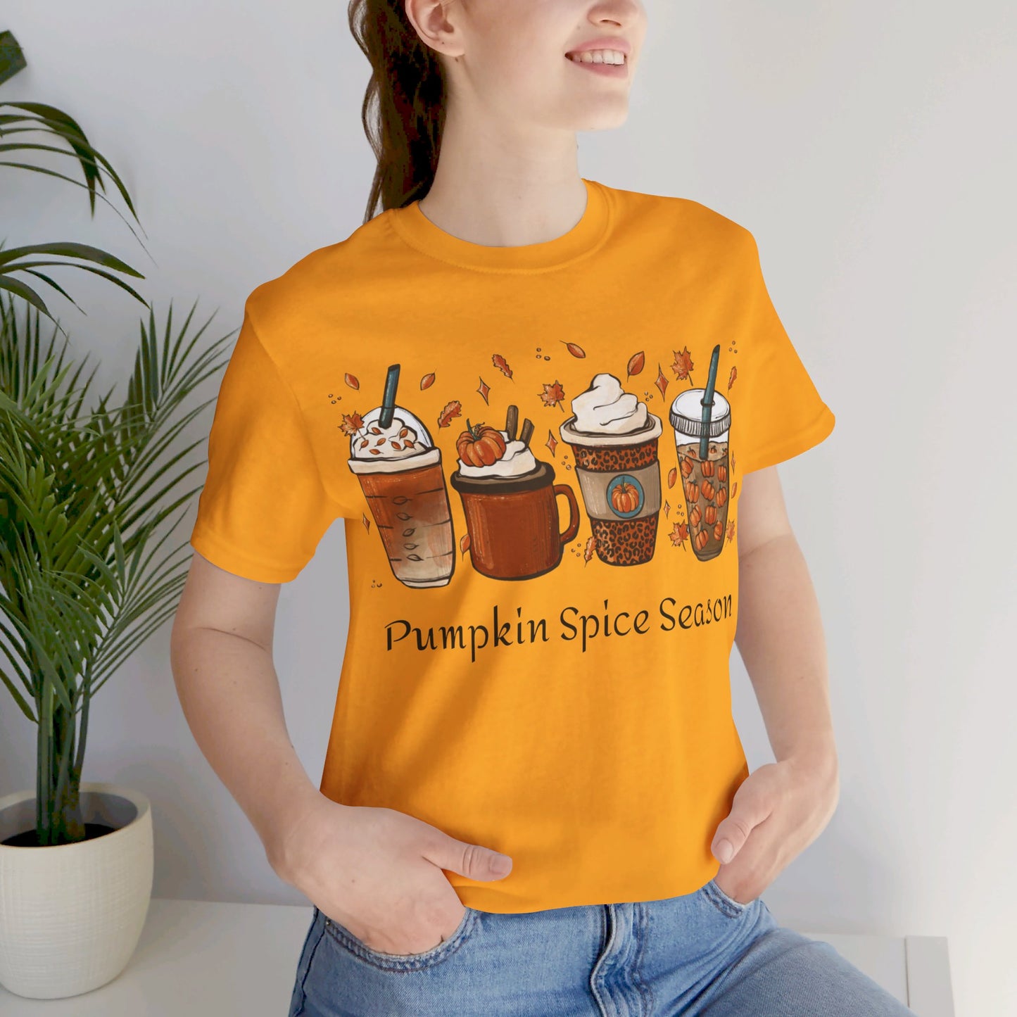 Pumpkin Spice Season Jersey Short Sleeve Tee