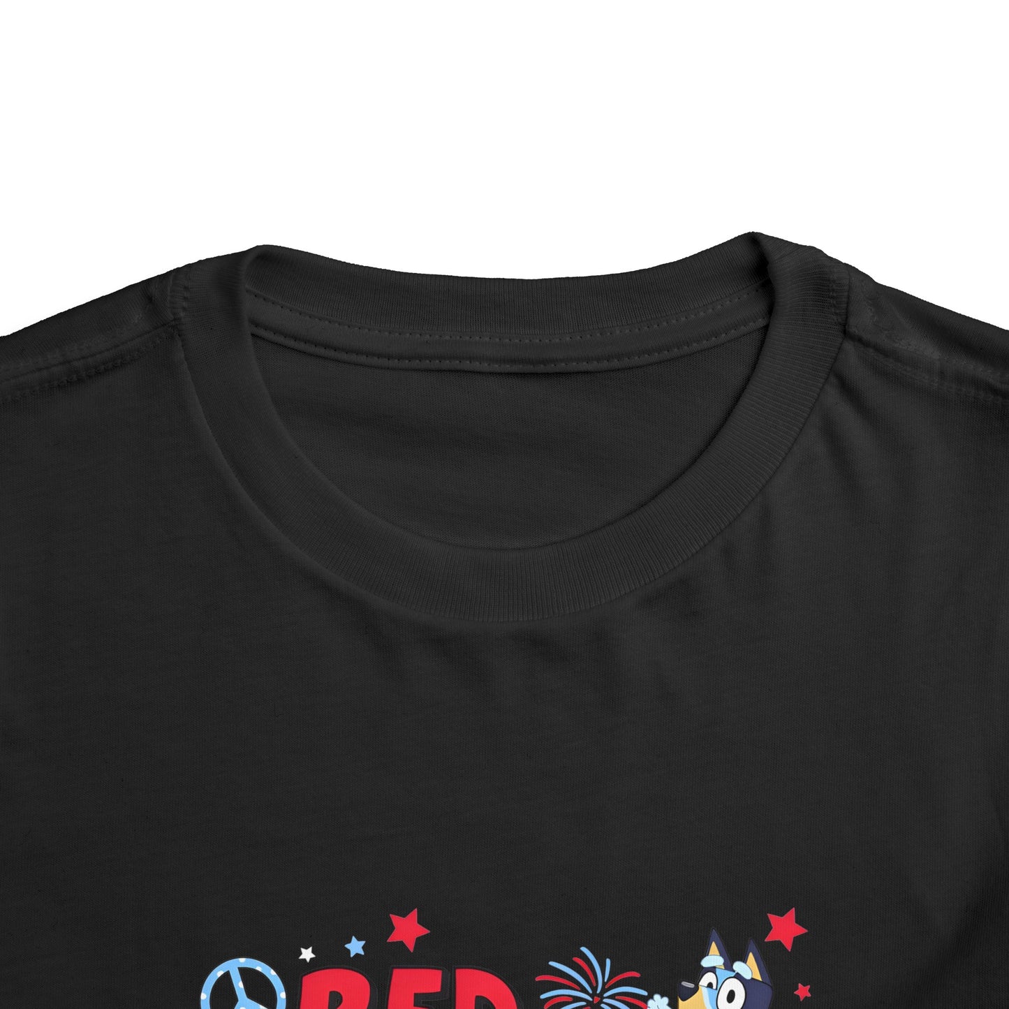 Red, White & Bluey Toddler Short Sleeve Tee