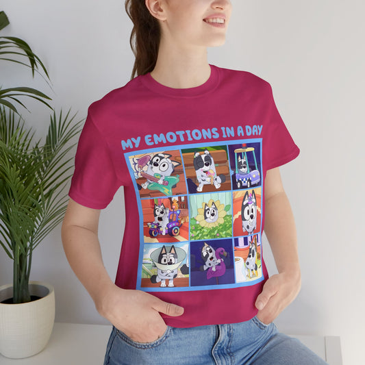My Emotions in a Day Short Sleeve Tee