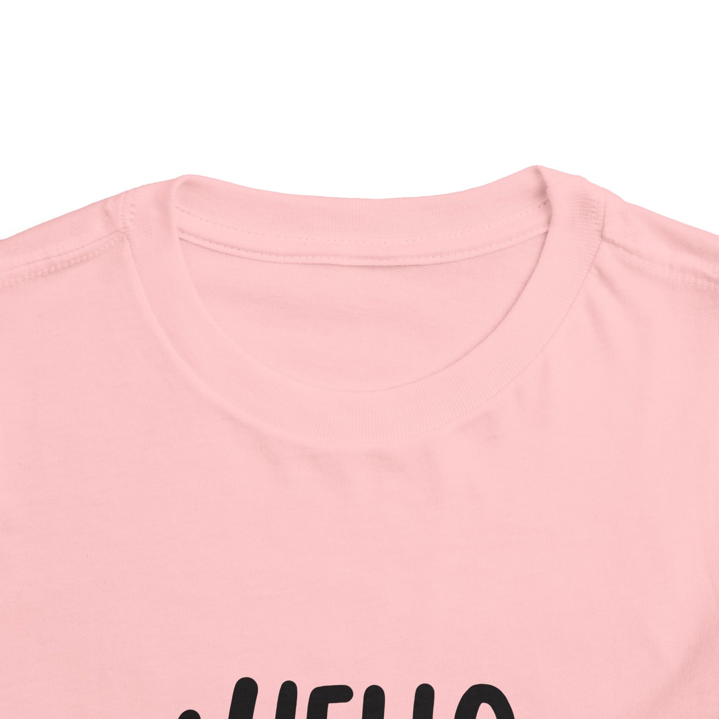 Hello First Day School Toddler Short Sleeve Tee