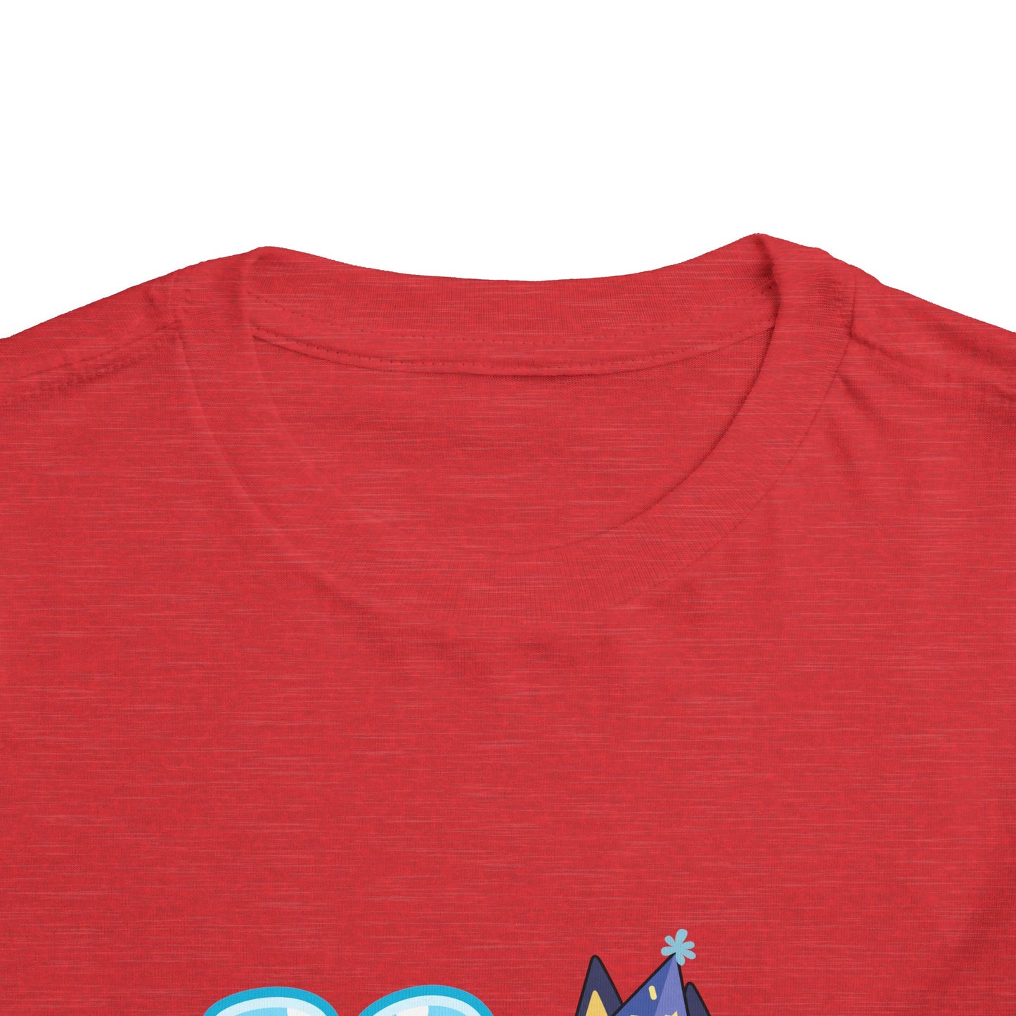 #4 Birthday Toddler Short Sleeve Tee