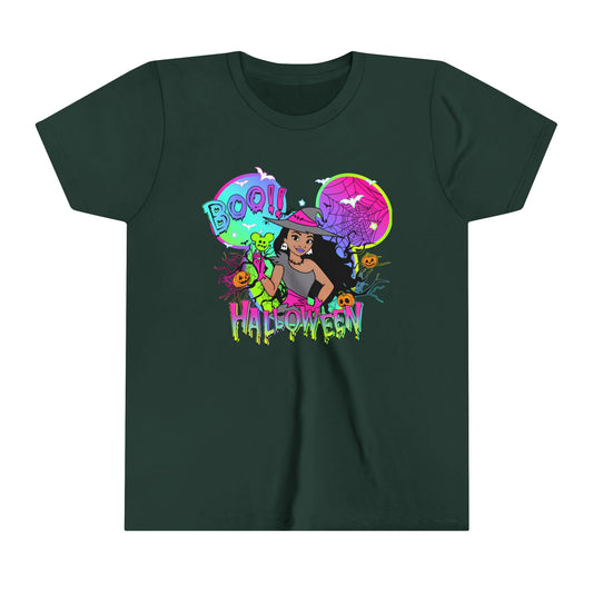 Moana Boo! Halloween Youth Short Sleeve Tee