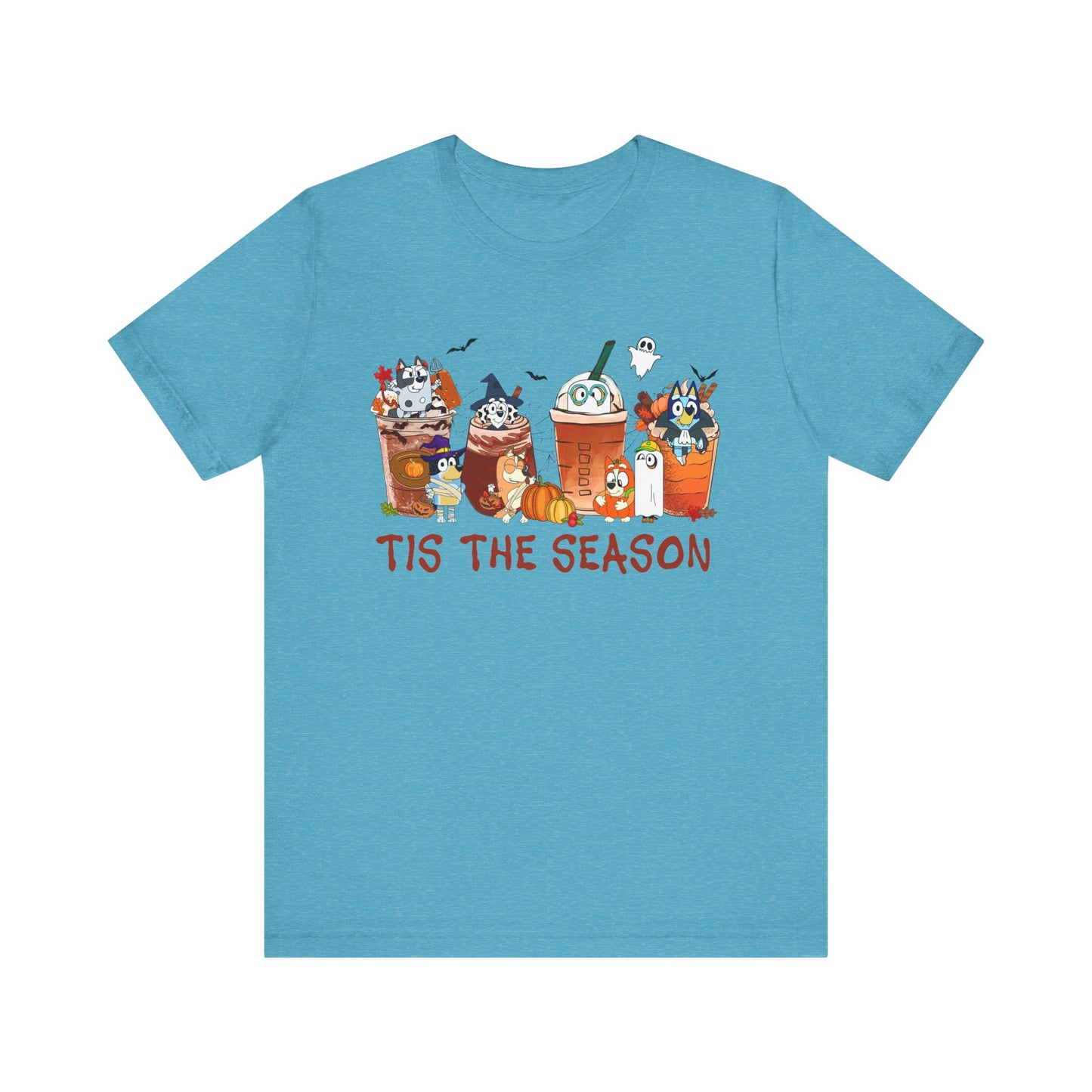 Tis the Season Bluey and Friends Jersey Short Sleeve Tee