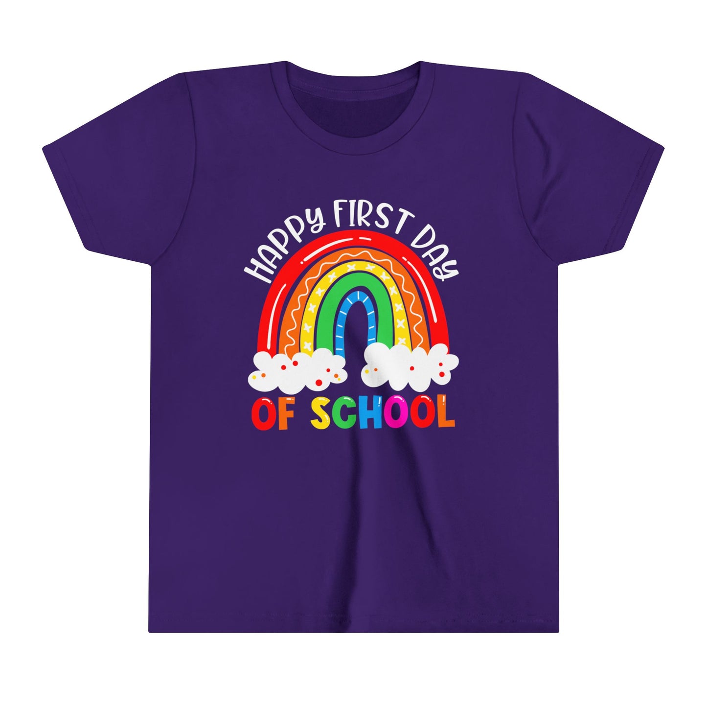 Happy First Day of School Youth Short Sleeve Tee