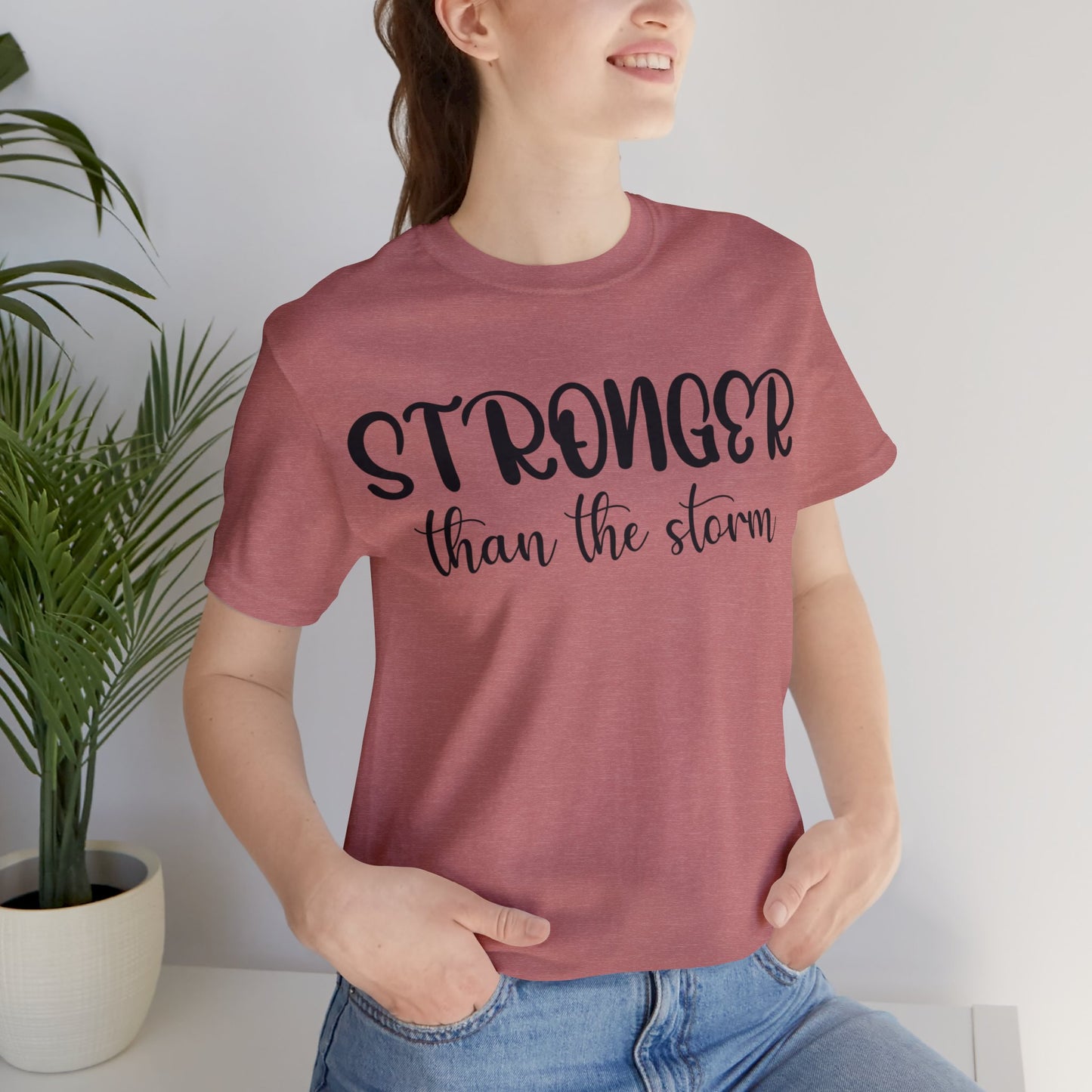 Stronger than the storm Short sleeve Tshirt