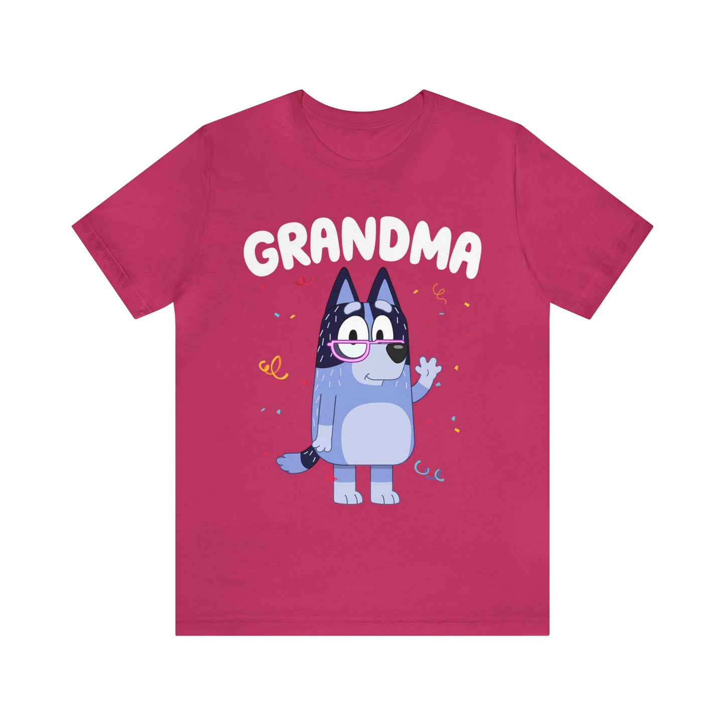 Grandma Bluey Birthday short sleeve Tshirt