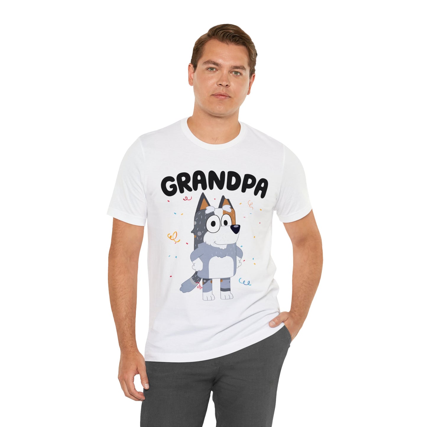 Grandpa Bluey Birthday Short sleeve Tshirt