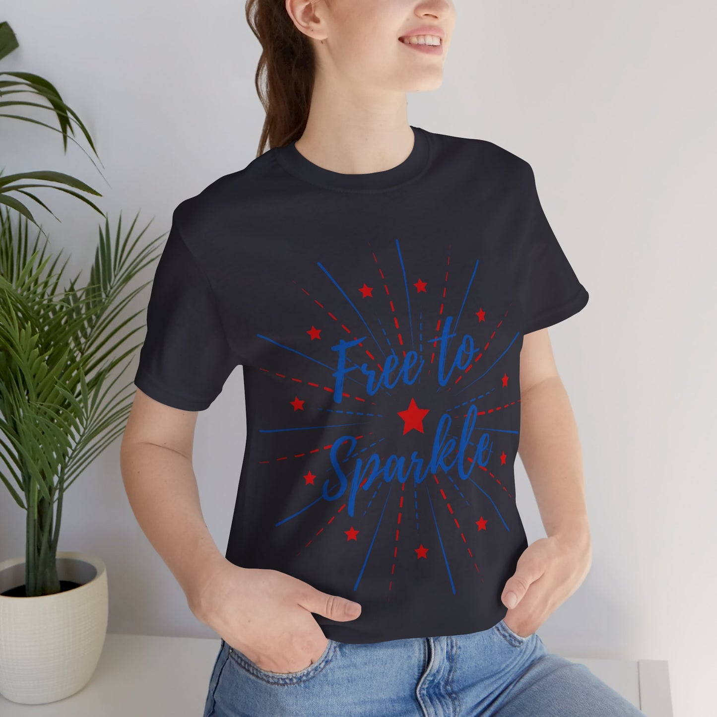 Free to Sparkle Jersey Short Sleeve Tee
