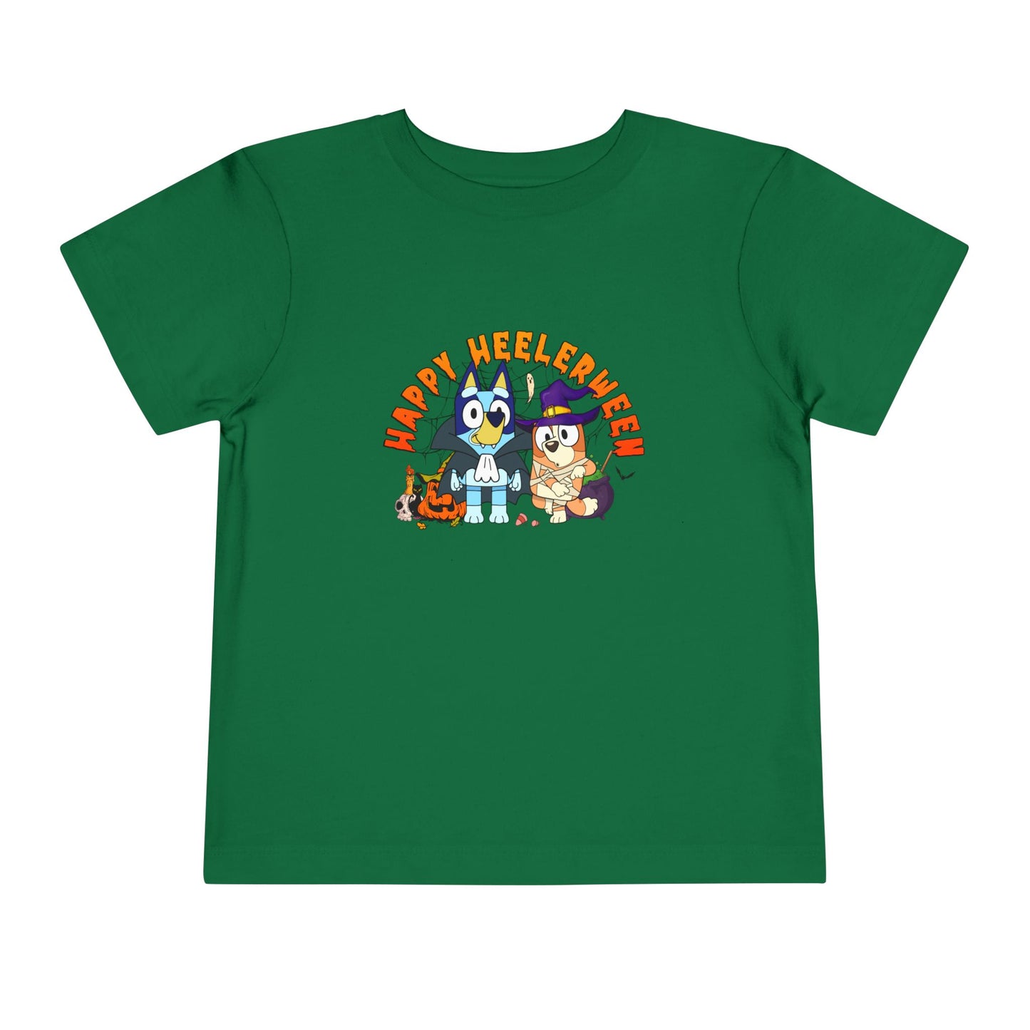 Happy HeelerweenToddler Short Sleeve Tee