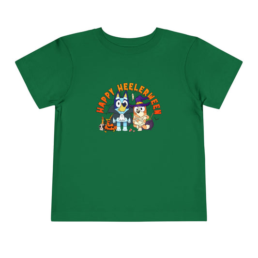 Happy HeelerweenToddler Short Sleeve Tee
