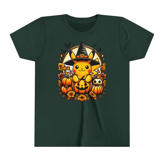 Yellow Pokemon Youth Short Sleeve Tee