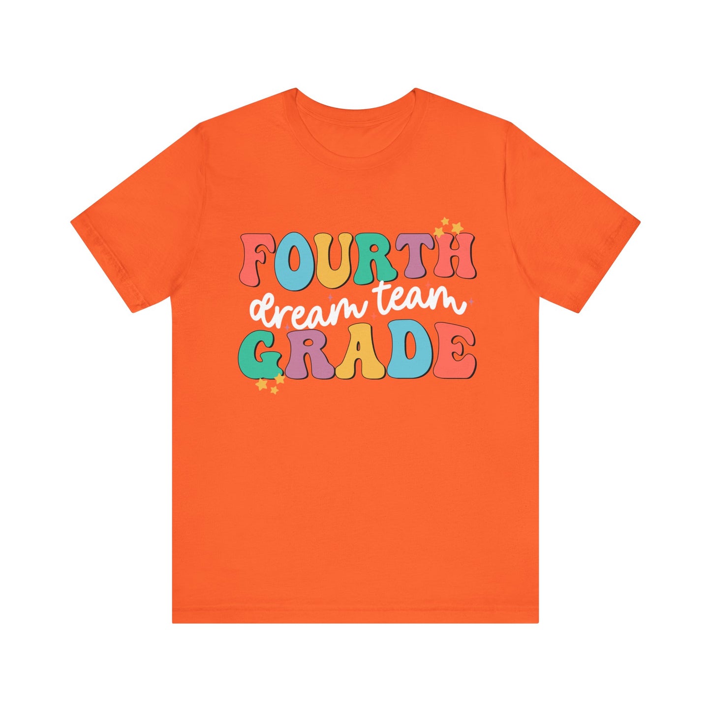 Fourth Grade Dream Team Jersey Short Sleeve Tee