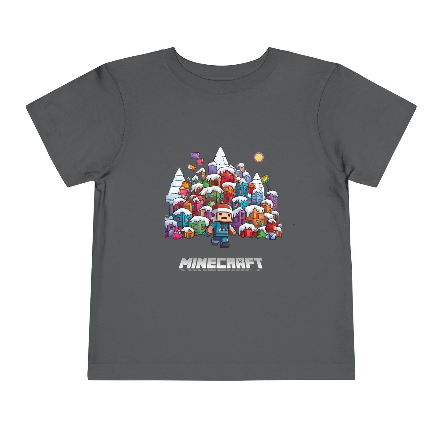 Christmas Mine-craft Toddler Short Sleeve Tee