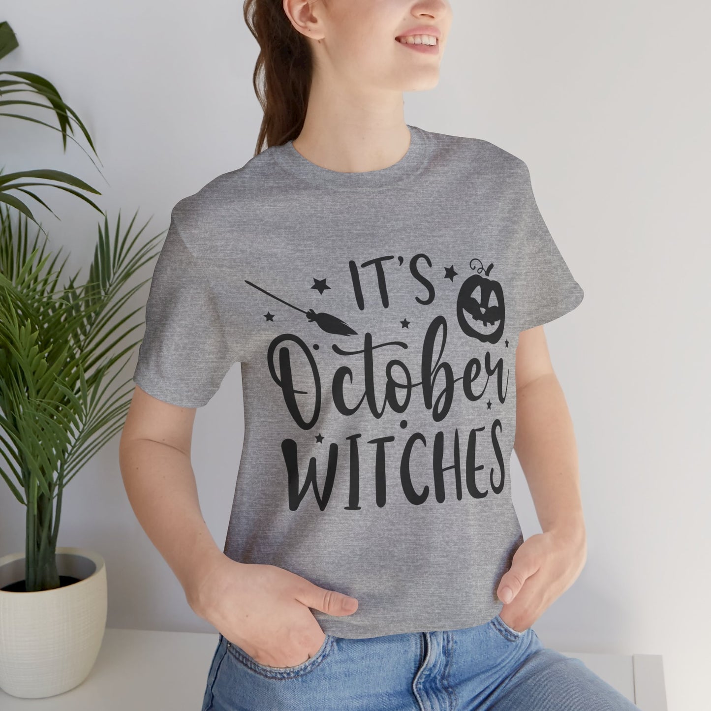 It's October Witches Jersey Short Sleeve Tee