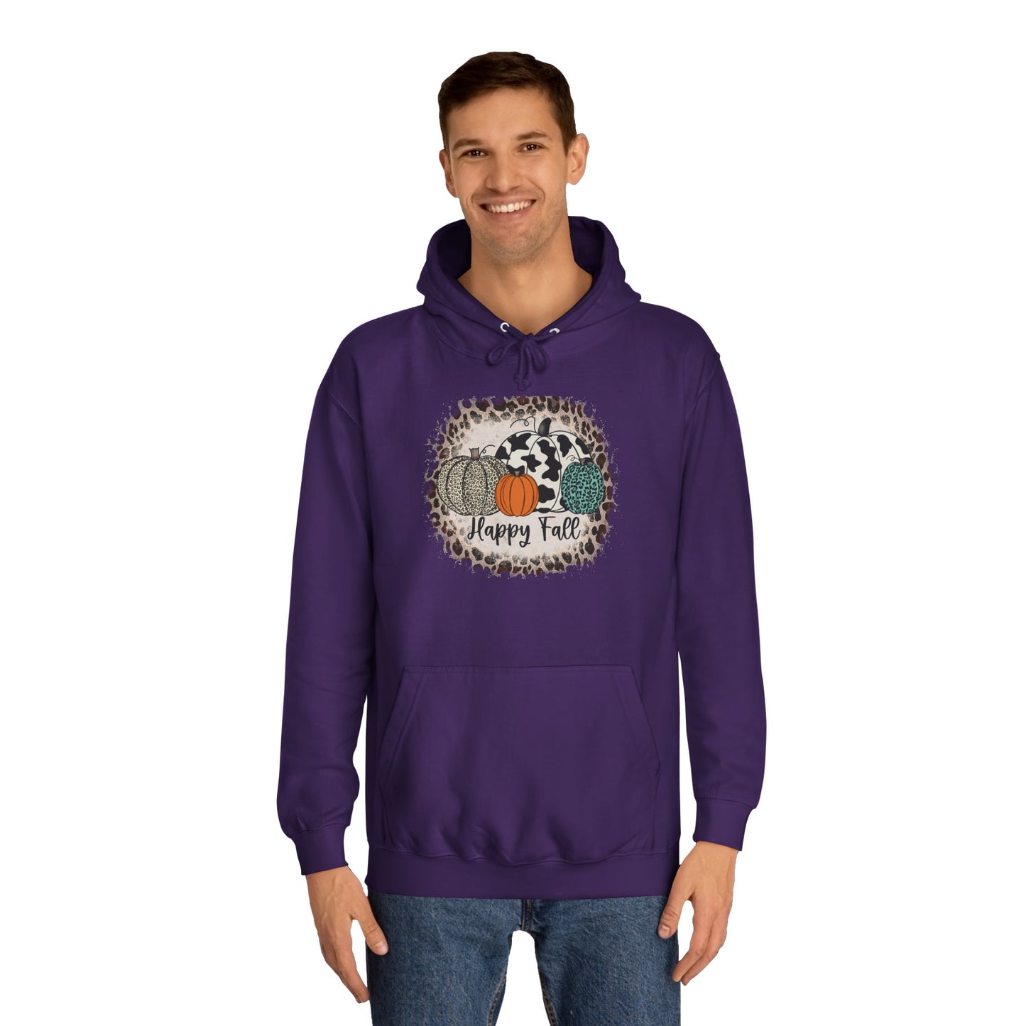 Happy Fall College Hoodie