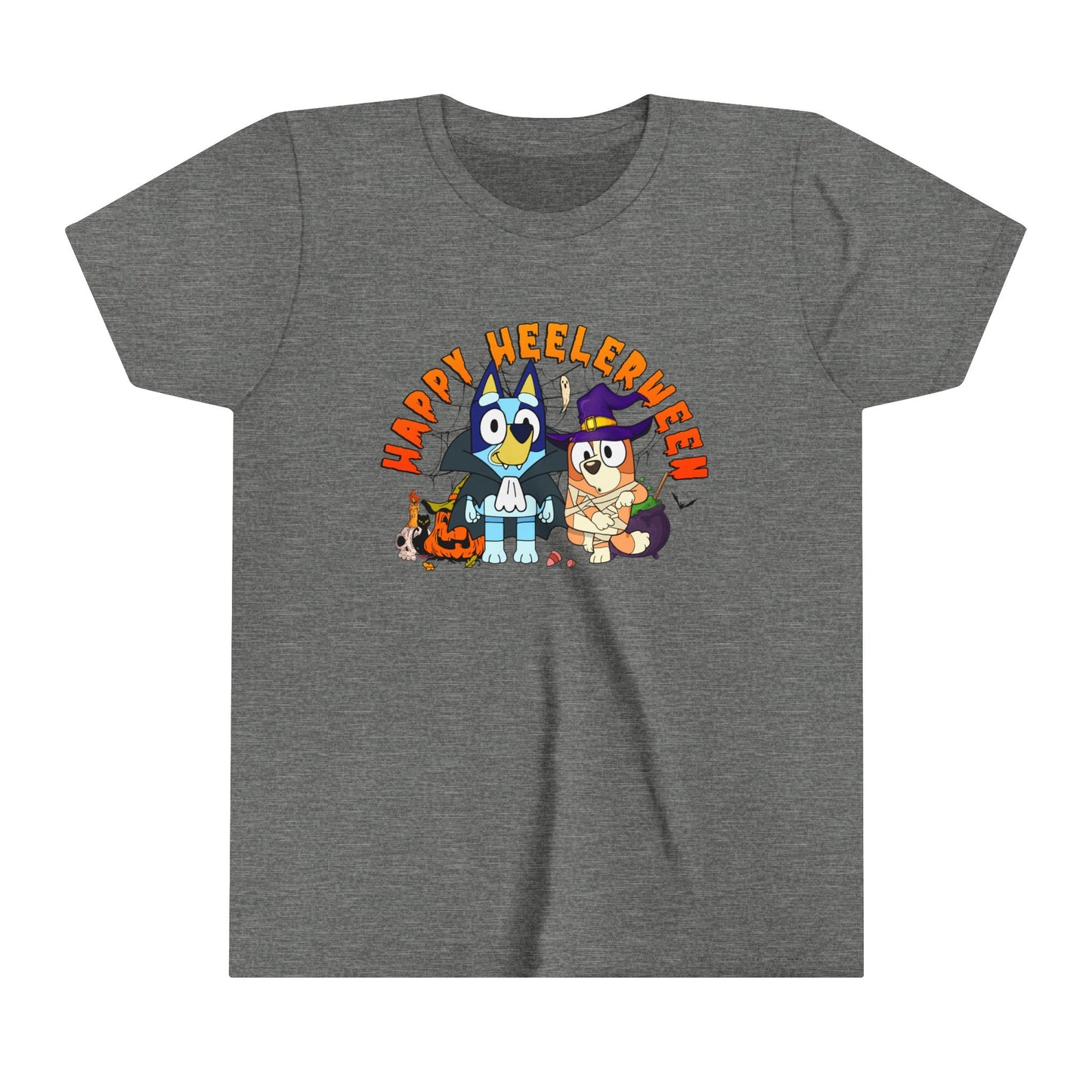 Happy Heelerween Youth Short Sleeve Tee