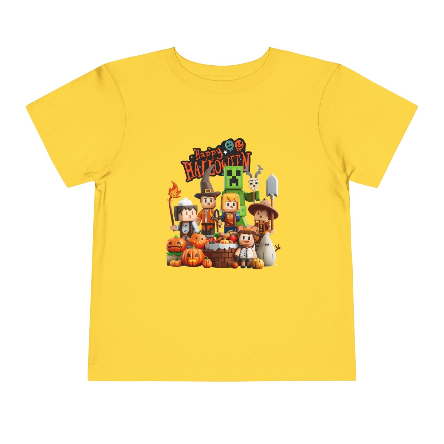 Minecraft Happy Halloween Toddler Short Sleeve Tee