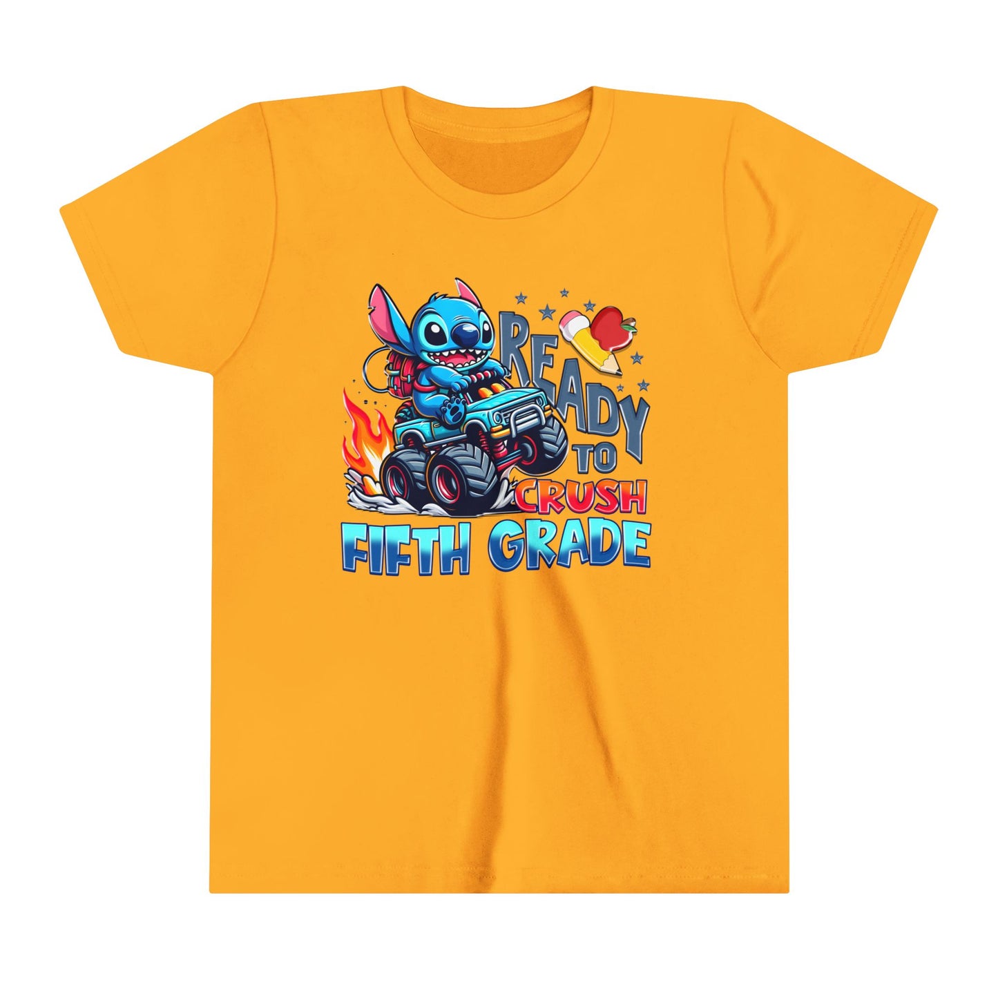 Ready to Crush Fifth Grade Youth Short Sleeve Tee