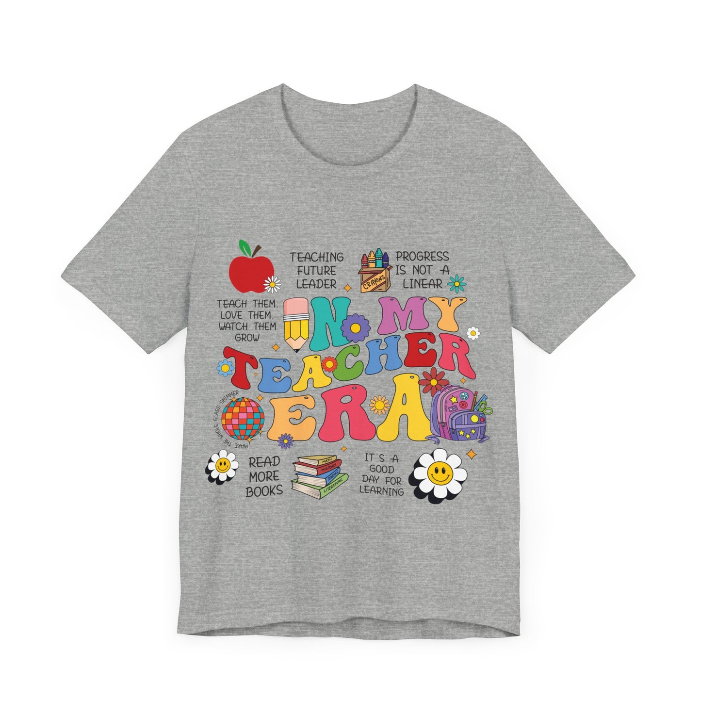 In My Teacher Era Jersey Short Sleeve Tee