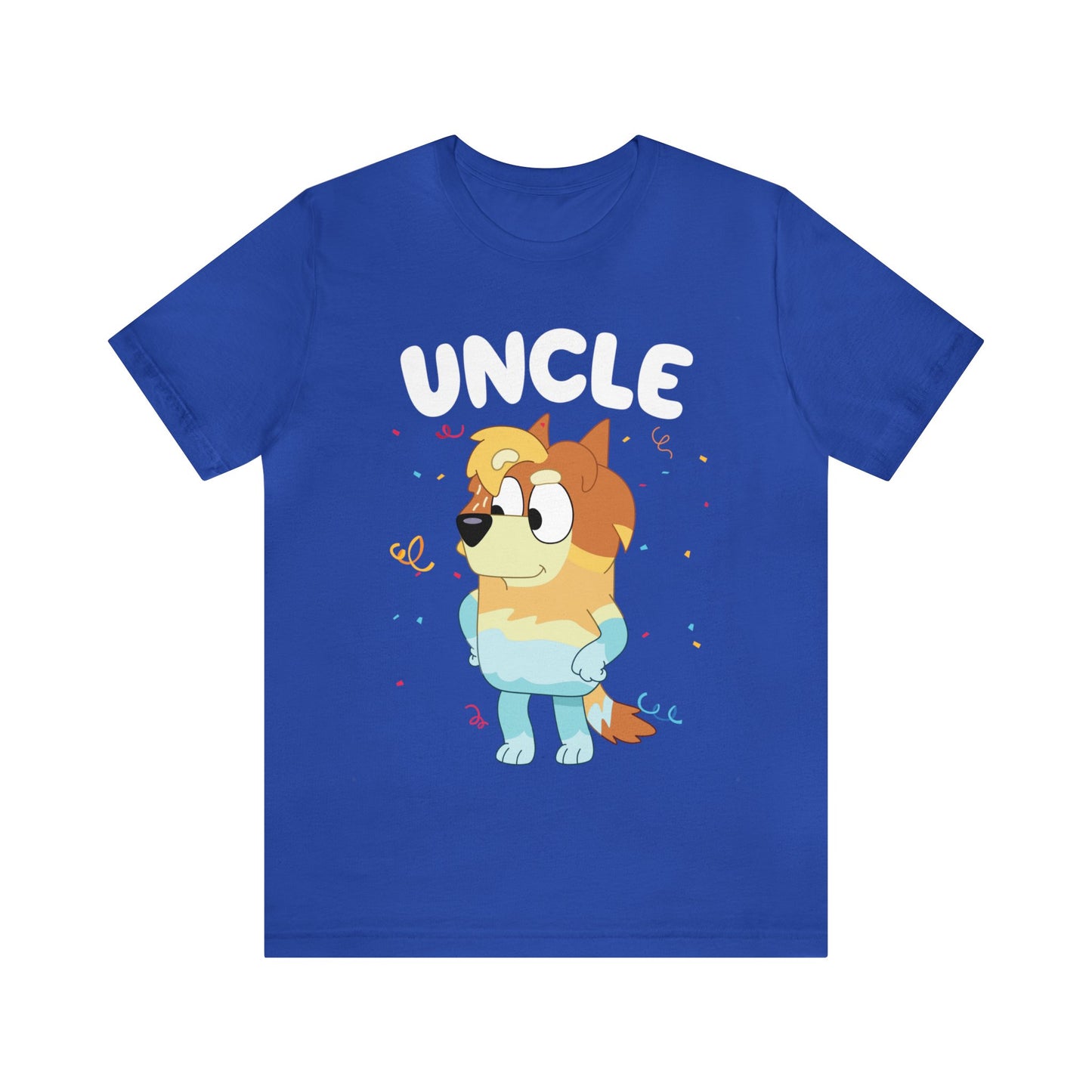 Uncle Bluey Birthday Short sleeve Tshirt