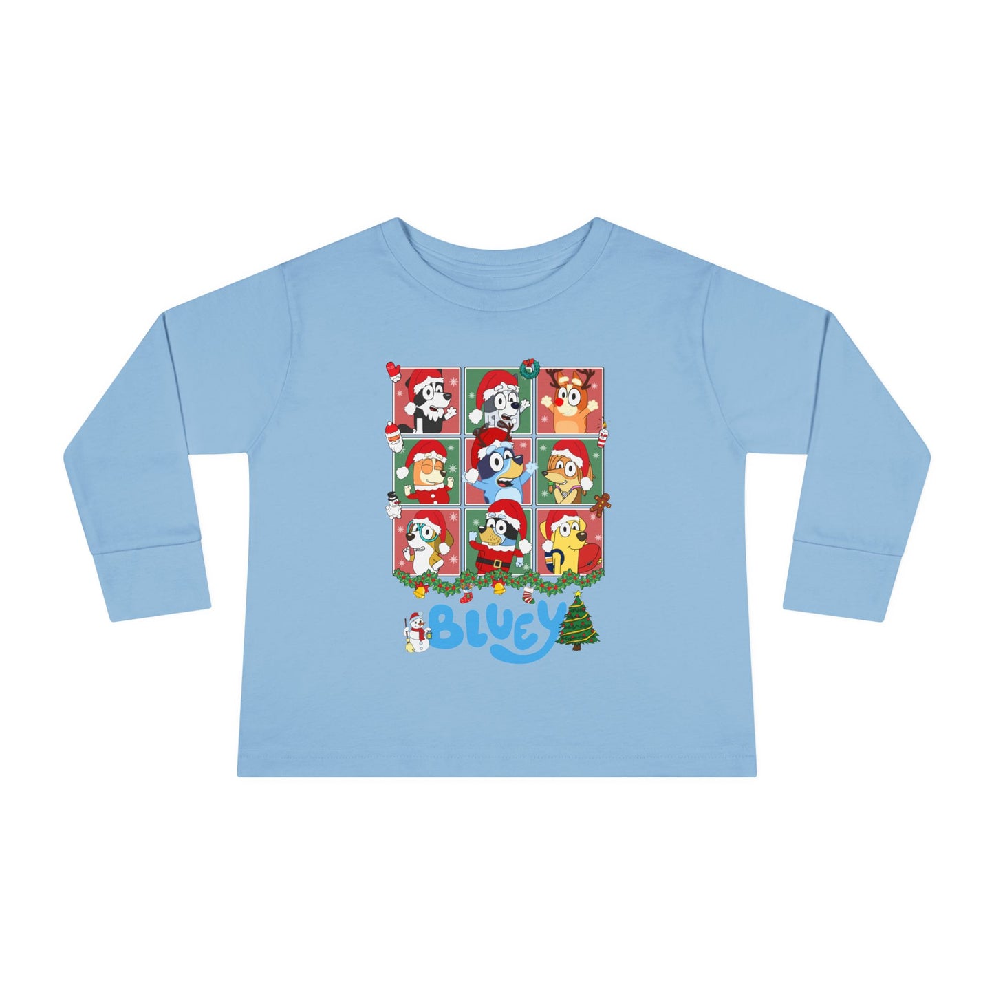 Christmas Polaroids Toddler Long Sleeve Tee