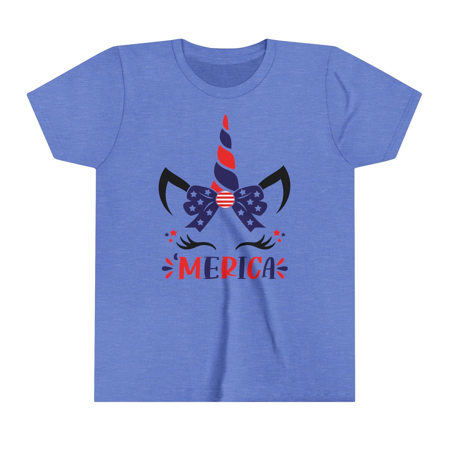 Unicorn 'Merica Youth Short Sleeve Tee
