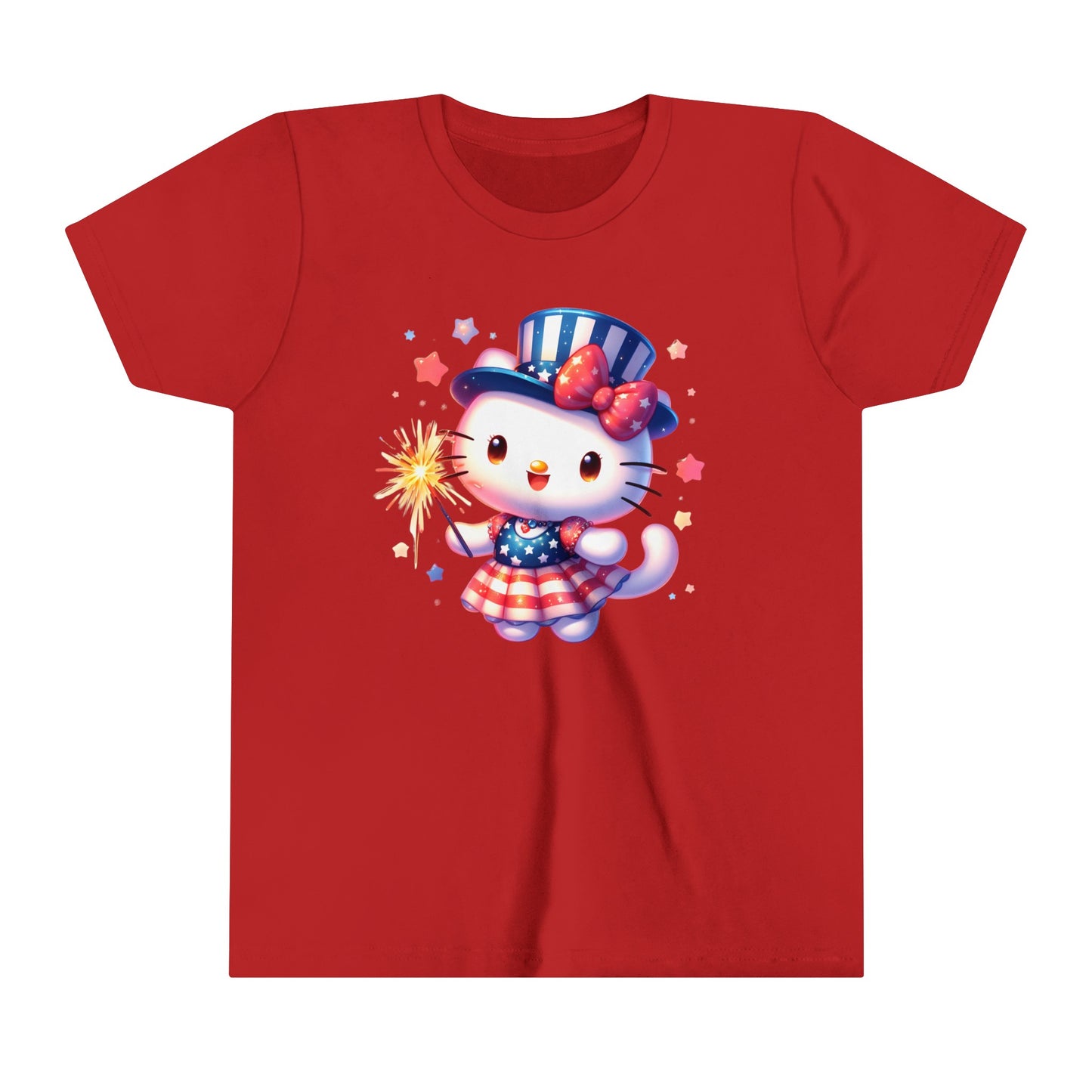 Sparkler Hello Kitty Youth Short Sleeve Tee