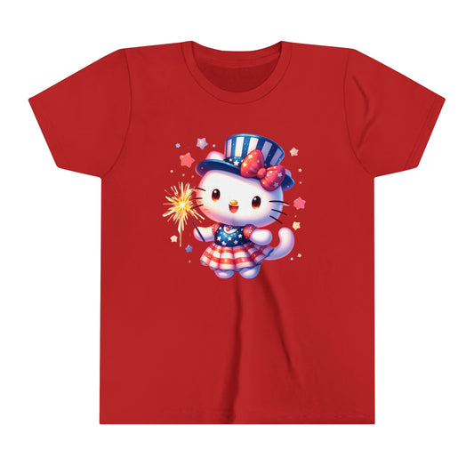 Sparkler Hello Kitty Youth Short Sleeve Tee