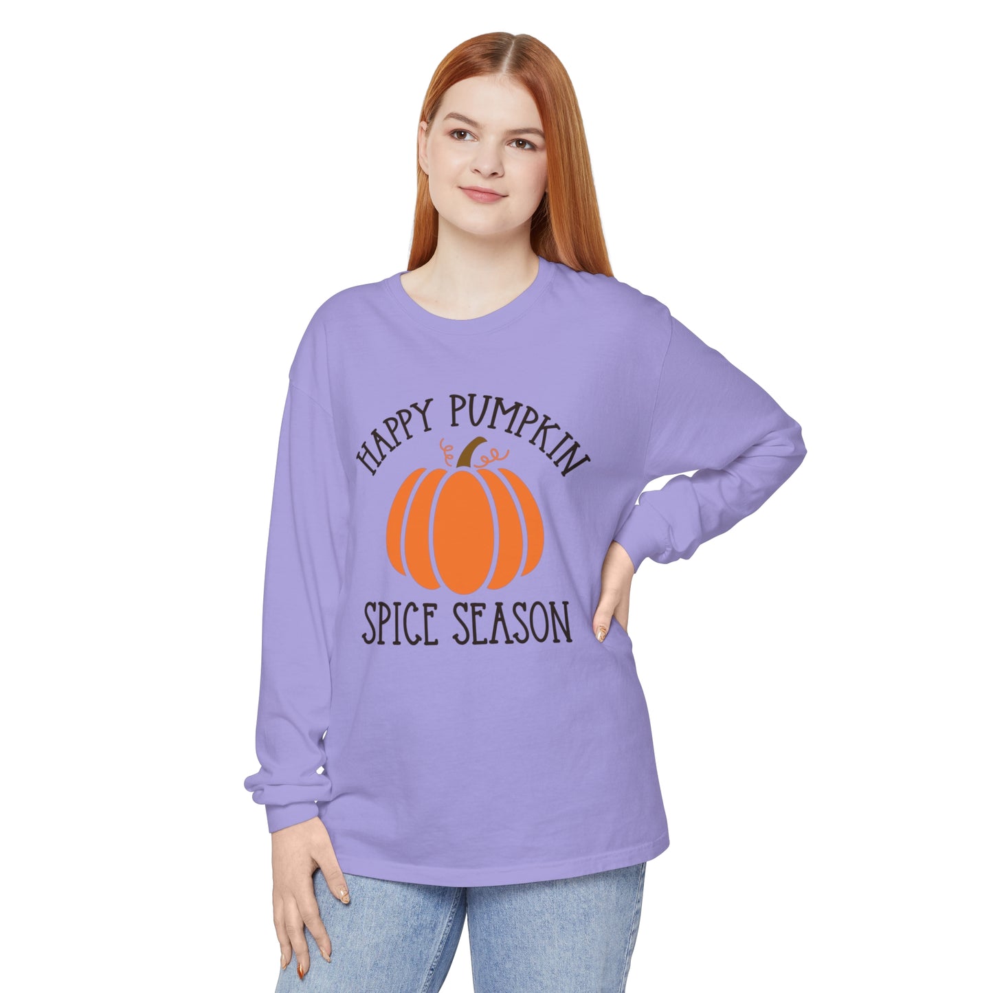 Happy Pumpkin Spice Season Long Sleeve T-Shirt