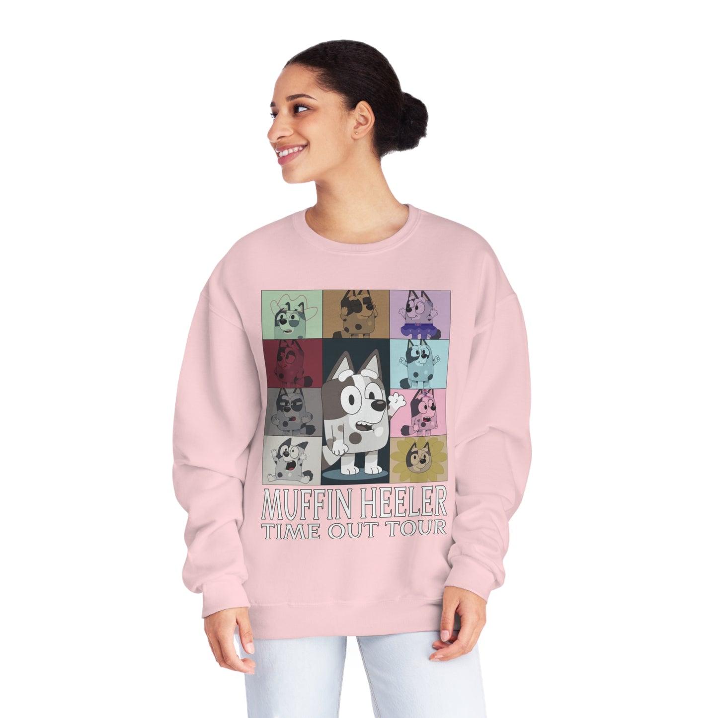 Muffin Heeler Time Out Tour sweatshirt