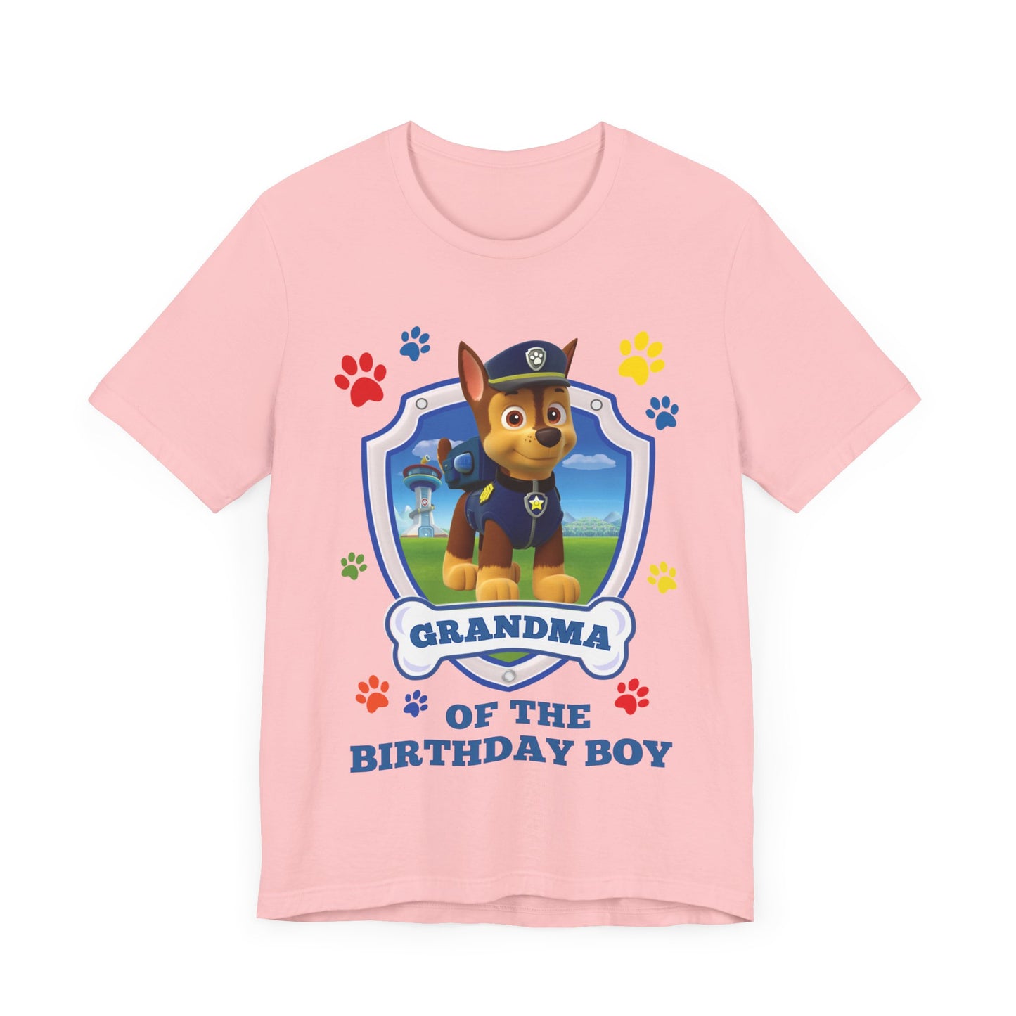 Grandma of the Birthday Boy Jersey Short Sleeve Tee