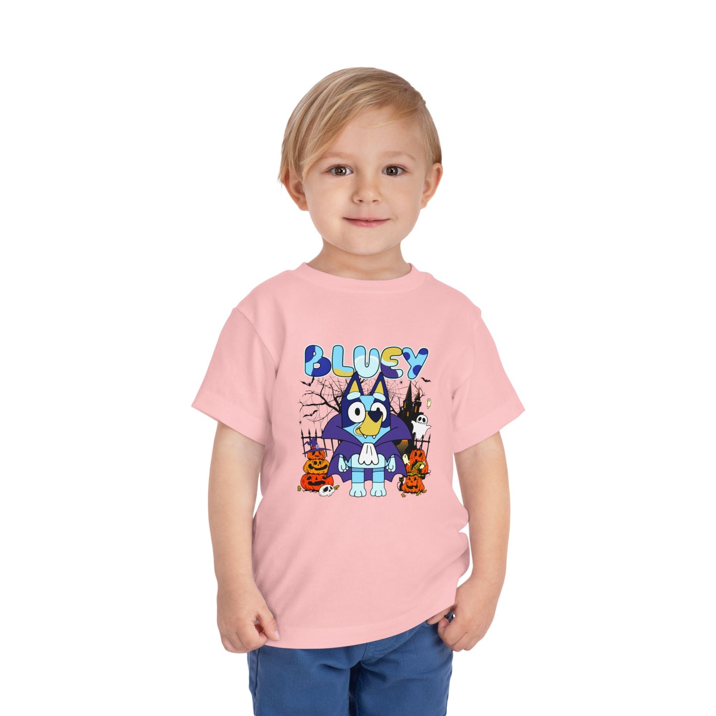 Bluey vampire Toddler Short Sleeve Tee
